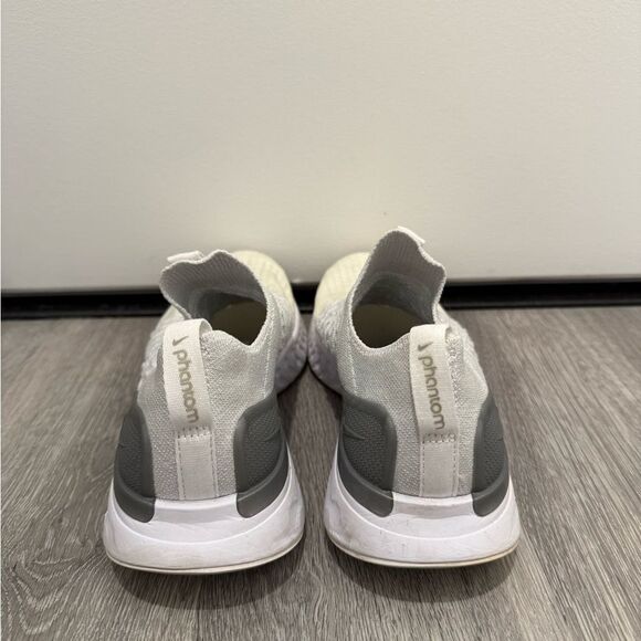 Nike White and Gray Flyknit Sneakers - Picture 3 of 7